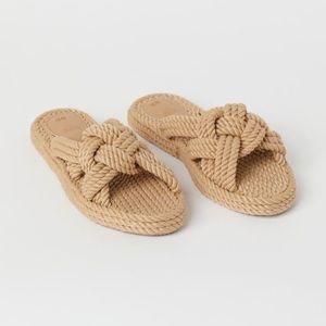 H&M Braided Rope Sandals 🌴
